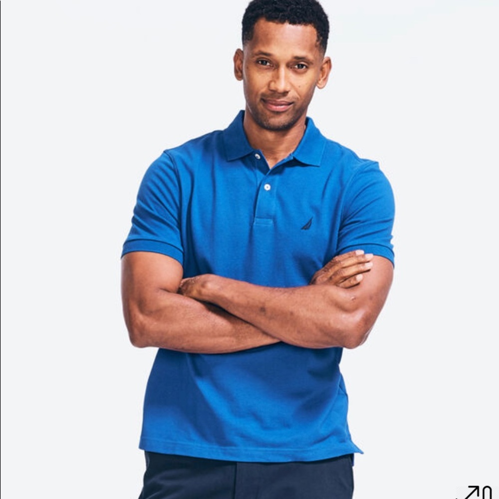 Nautica polo Blue sz Large